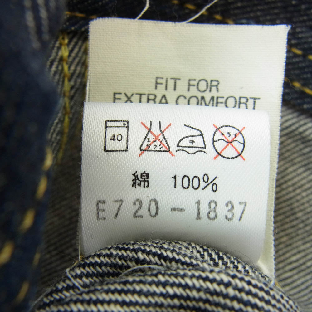 Lee リー 1411 三角タグ 復刻 デニム ジャケット Gジャン インディゴ