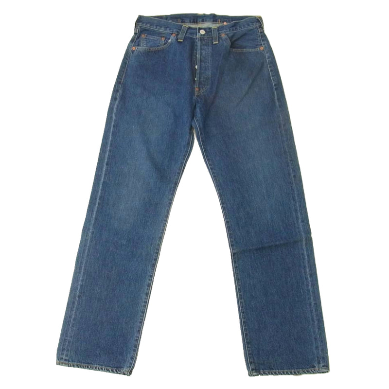 Levi's リーバイス 1998年製 201-0003 1937年モデル USA製 バレンシア工場 ボタン裏555刻印 BIGE ビッグE 201XX シンチバック 赤耳 革パッチ デニムパンツ インディゴブルー系 W36【極上美品】【中古】
