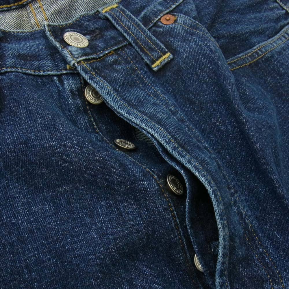 Levi's リーバイス 1998年製 201-0003 1937年モデル USA製 バレンシア工場 ボタン裏555刻印 BIGE ビッグE 201XX シンチバック 赤耳 革パッチ デニムパンツ インディゴブルー系 W36【極上美品】【中古】