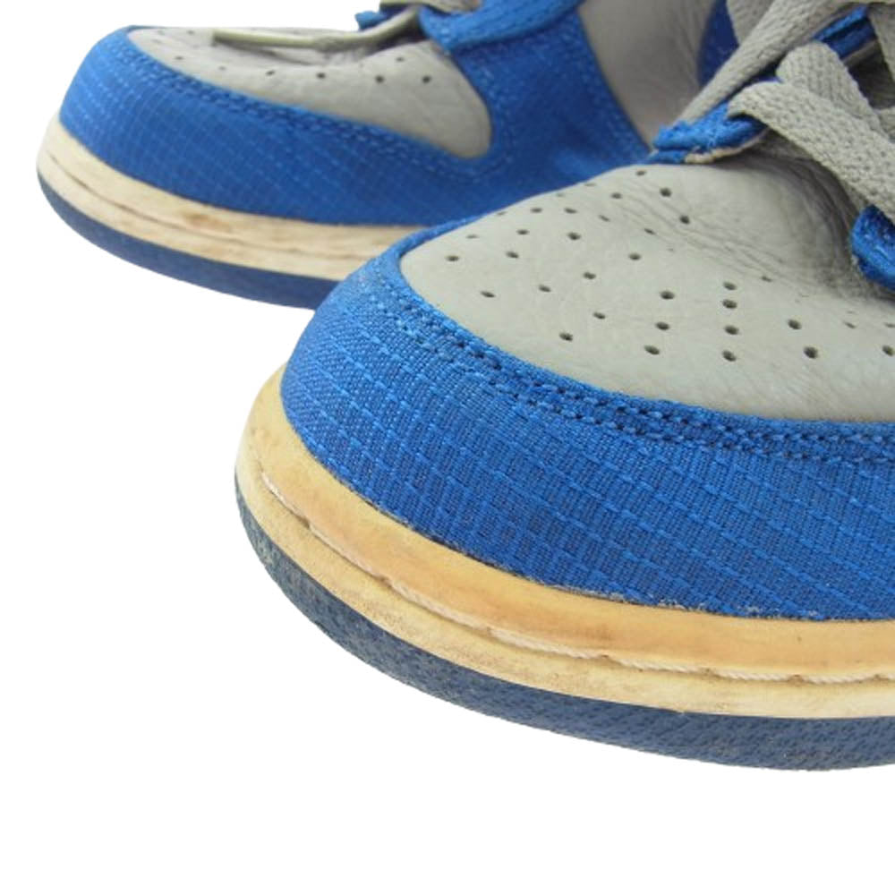 NIKE ナイキ 317982-006 海外並行品 Dunk High Team Royal Blue ダンク ハイ ロイヤル ブルー スニーカー ブルー系 グレー系 24.5cm【中古】