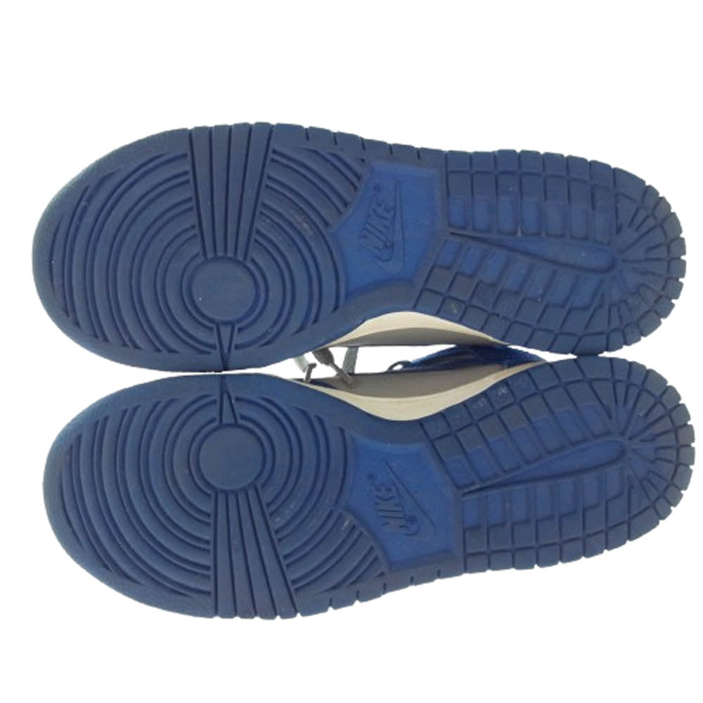 NIKE ナイキ 317982-006 海外並行品 Dunk High Team Royal Blue ダンク ハイ ロイヤル ブルー スニーカー ブルー系 グレー系 24.5cm【中古】