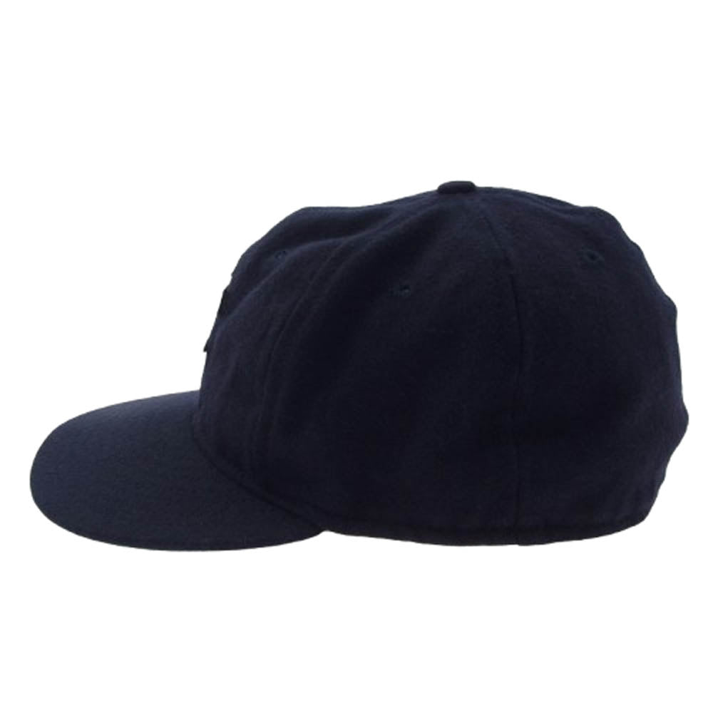 SASAFRAS ササフラス SFロゴ COOPERSTOWN BALL CAP クーパーズタウン ボール ベースボール キャップ 帽子 ネイビー系【中古】