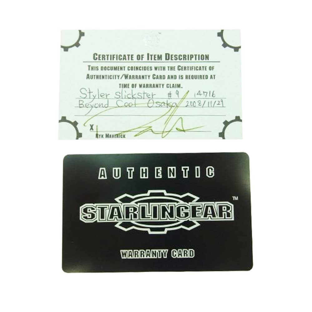 STARLIN GEAR スターリンギア ギャランティカード付属 Styler slickster スタイラー スリックスター リング シルバー系 9号【中古】