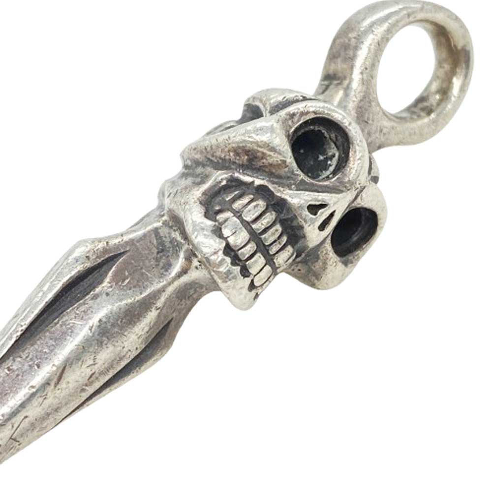 BILL WALL LEATHER ビルウォールレザー アルティメット スカル ダガー ペンダントトップ シルバー系【中古】