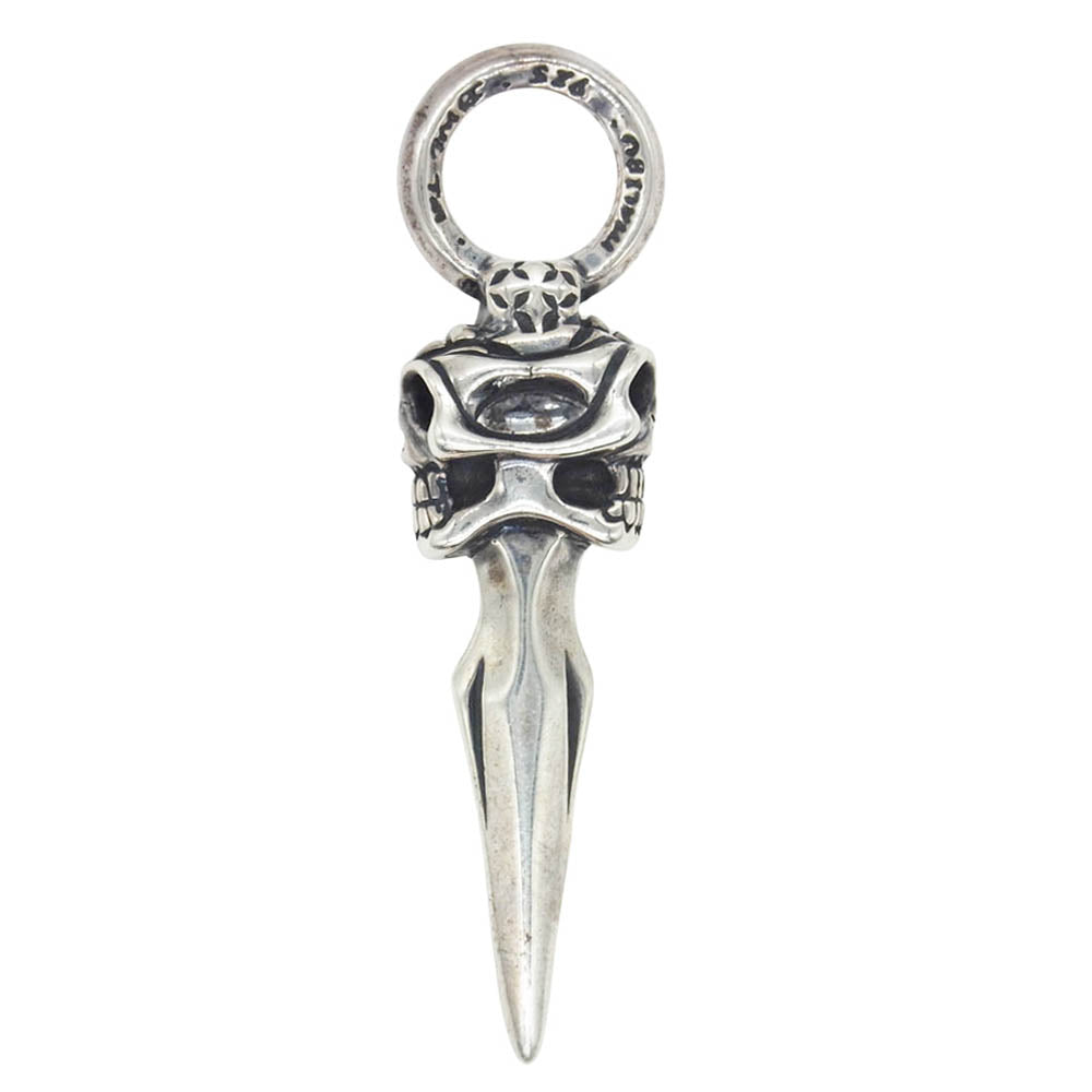 BILL WALL LEATHER ビルウォールレザー アルティメット ダブル スカル ダガー ペンダントトップ シルバー系【中古】