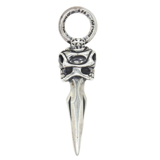 BILL WALL LEATHER ビルウォールレザー アルティメット ダブル スカル ダガー ペンダントトップ シルバー系【中古】