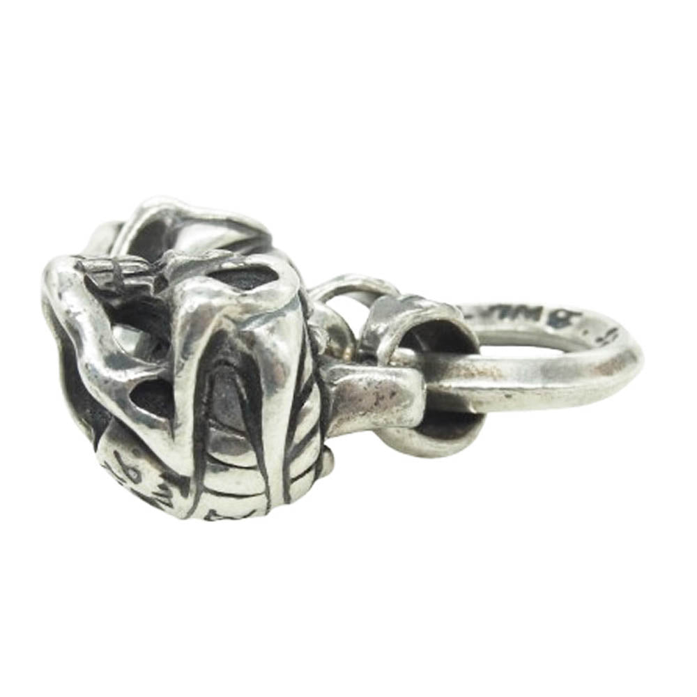 BILL WALL LEATHER ビルウォールレザー ダブル アルティメット スカル ペンダント トップ シルバー系【中古】