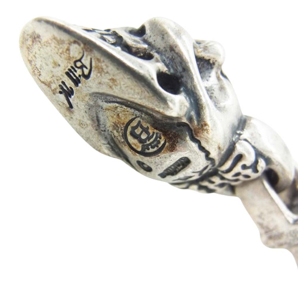 BILL WALL LEATHER ビルウォールレザー グッドラック スカル Tバー ペンダントトップ シルバー系【中古】