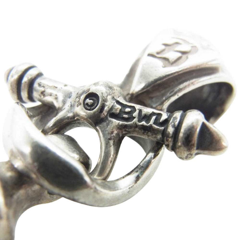 Bill Wall Leather (ビルウォールレザー) スカル付きTバー Bill Wall