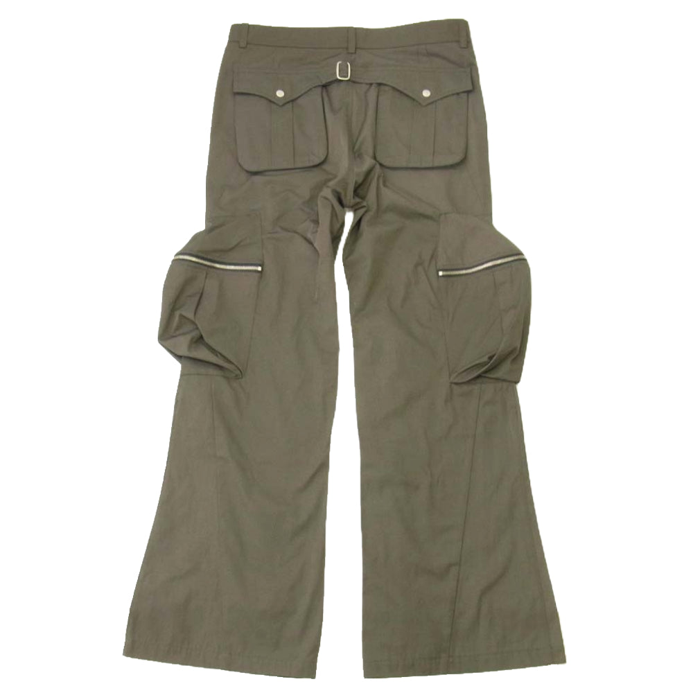 エフエフエフポスタルサービス Flare Cargo Pants フレア カーゴ パンツ カーキ系【極上美品】【中古】