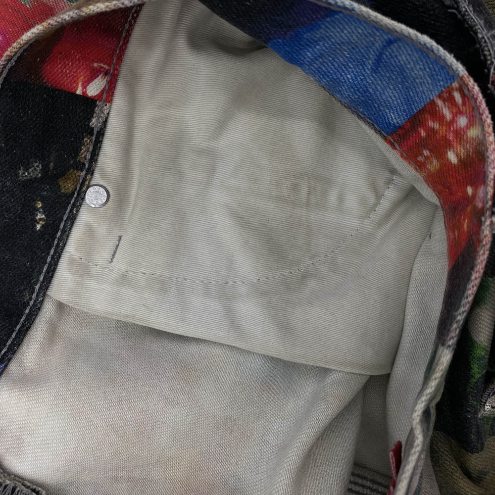 Supreme シュプリーム 21AW Nas and DMX Collage Double Knee Denim Painter アンド DMX コラージュ ダブル ニー デニム ペインター パンツ マルチ デニム パンツ 32サイズ マルチカラー系 32【中古】