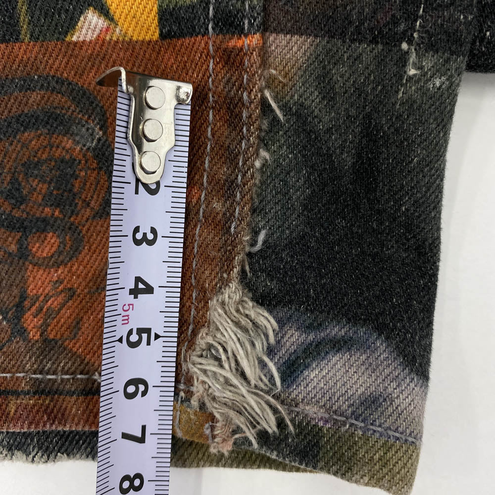 Supreme シュプリーム 21AW Nas and DMX Collage Double Knee Denim Painter アンド DMX コラージュ ダブル ニー デニム ペインター パンツ マルチ デニム パンツ 32サイズ マルチカラー系 32【中古】