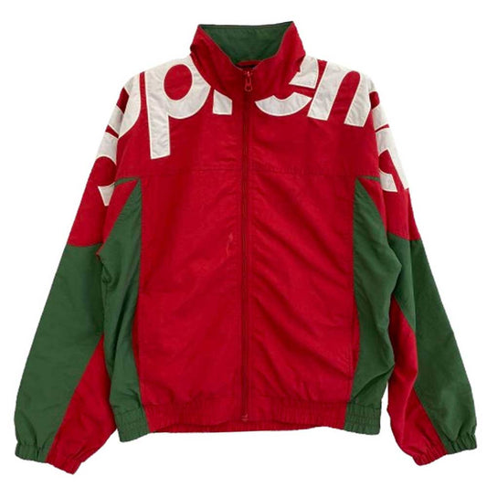 Supreme シュプリーム 19AW Shoulder Logo Track Jacket ショルダー ロゴ トラック ジャケット Mサイズ レッド系 グリーン系 M【中古】