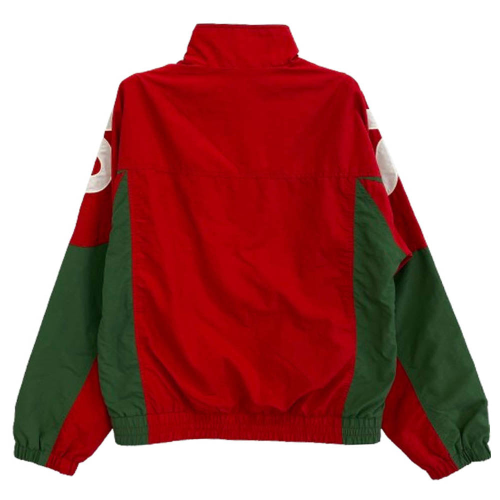 Supreme シュプリーム 19AW Shoulder Logo Track Jacket ショルダー ロゴ トラック ジャケット Mサイズ レッド系 グリーン系 M【中古】