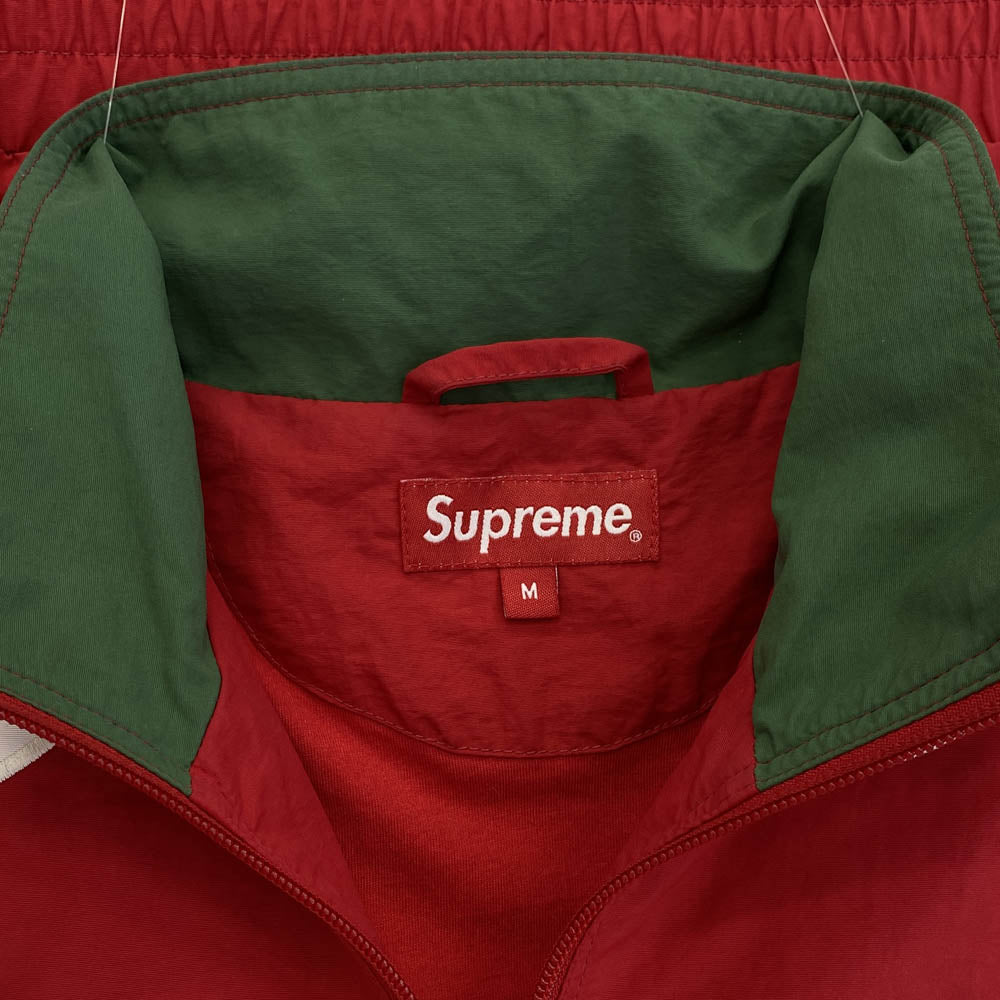 Supreme シュプリーム 19AW Shoulder Logo Track Jacket ショルダー ロゴ トラック ジャケット Mサイズ レッド系 グリーン系 M【中古】