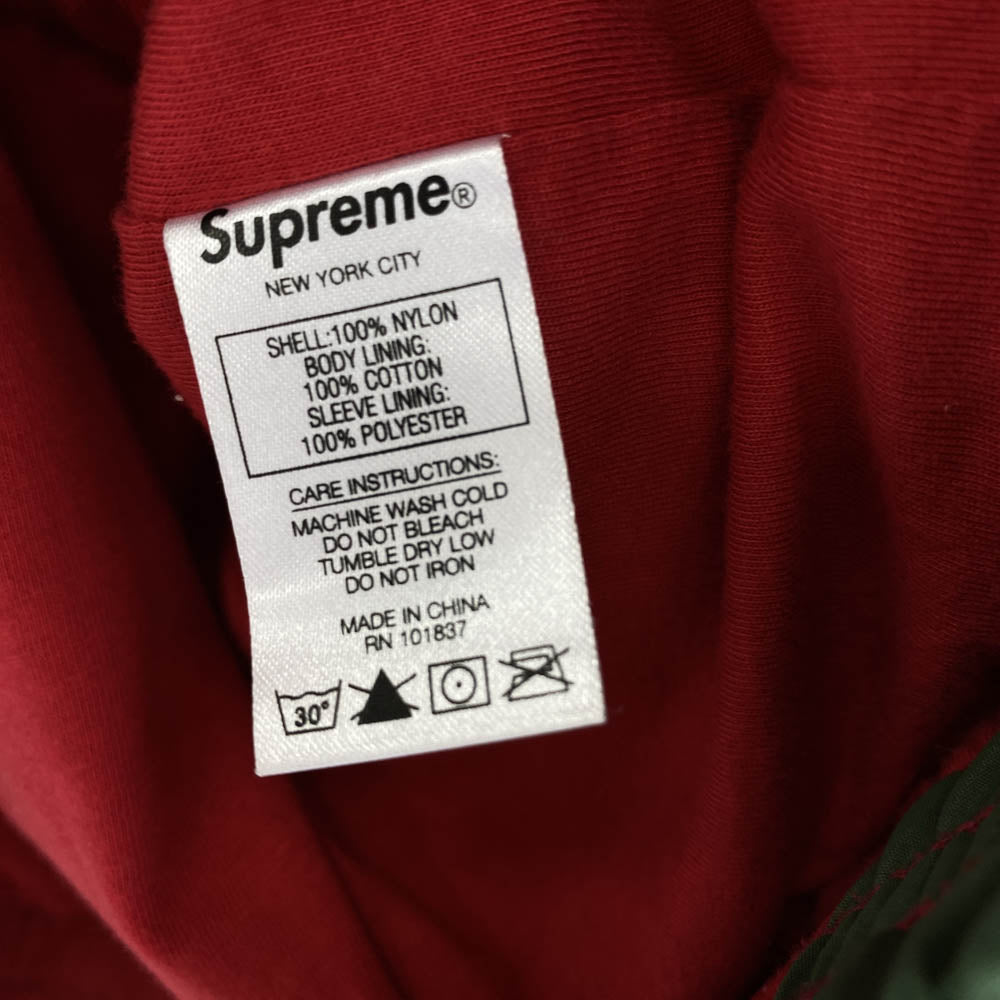 Supreme シュプリーム 19AW Shoulder Logo Track Jacket ショルダー ロゴ トラック ジャケット Mサイズ レッド系 グリーン系 M【中古】