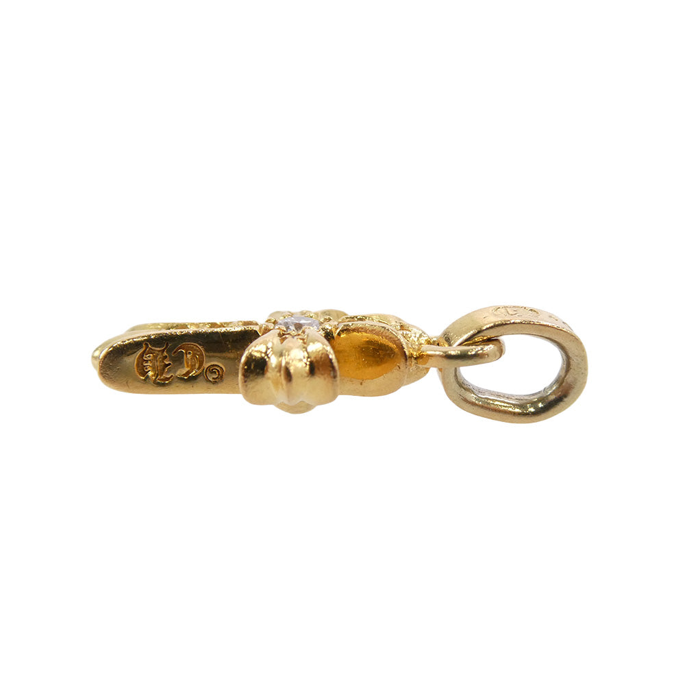CHROME HEARTS クロムハーツ（原本無） 22K CRS BBYFAT P DMND ベイビーファットチャーム アフターパヴェダイヤ ペンダントトップ ゴールド系【中古】