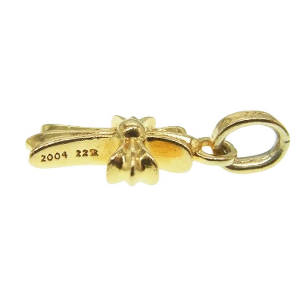 CHROME HEARTS クロムハーツ（原本無） 22K CRS BBYFAT P DMND A ベイビーファットチャーム パヴェダイヤ ペンダントトップ ゴールド系【中古】