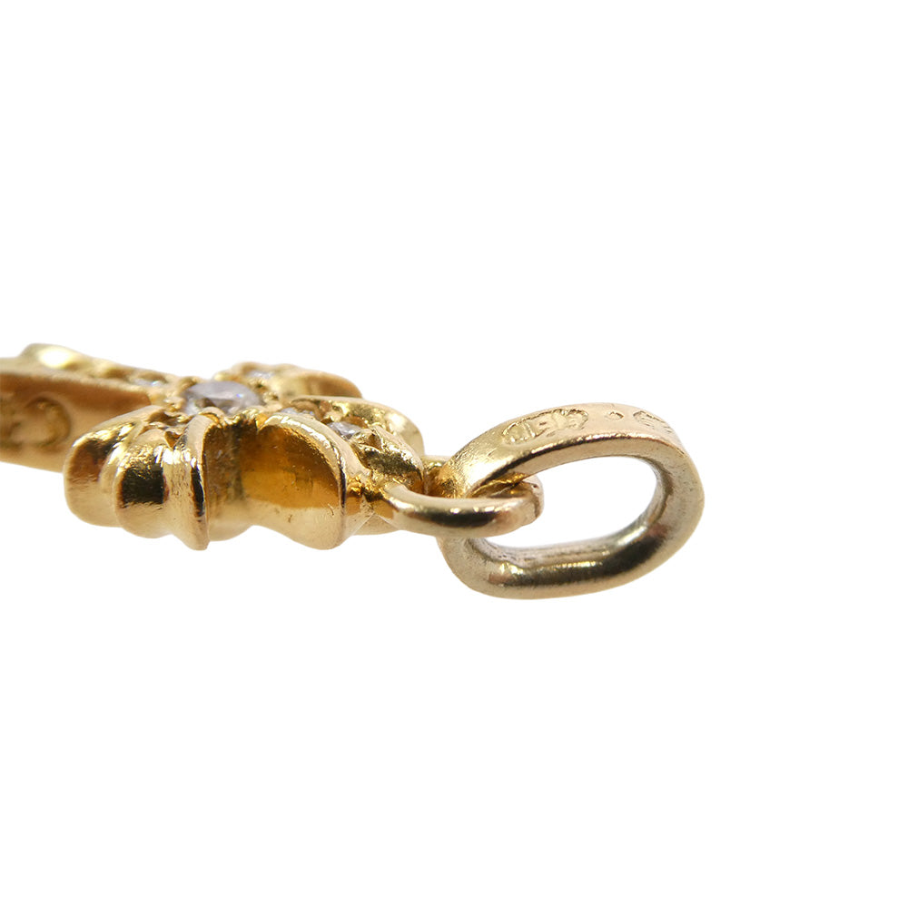 CHROME HEARTS クロムハーツ（原本無） 22K CRS BBYFAT P DMND ベイビーファットチャーム アフターパヴェダイヤ ペンダントトップ ゴールド系【中古】