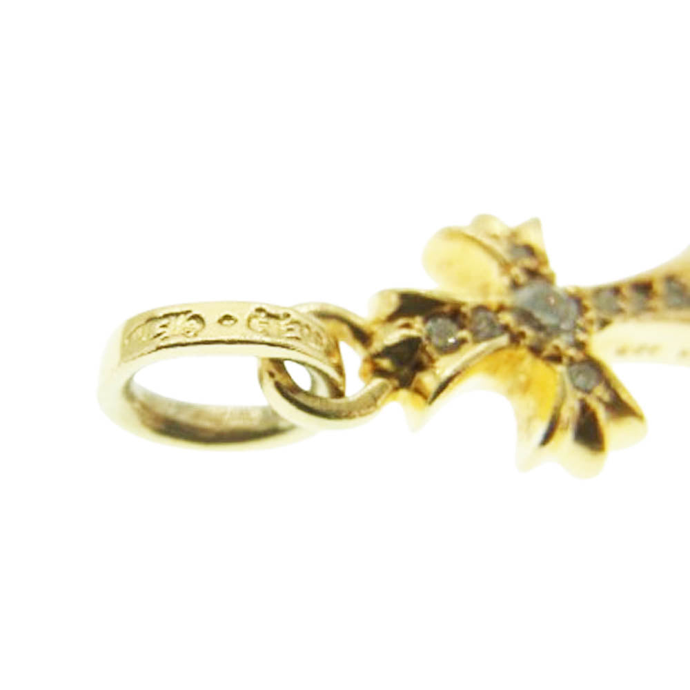 CHROME HEARTS クロムハーツ（原本無） 22K CRS BBYFAT P DMND A ベイビーファットチャーム パヴェダイヤ ペンダントトップ ゴールド系【中古】