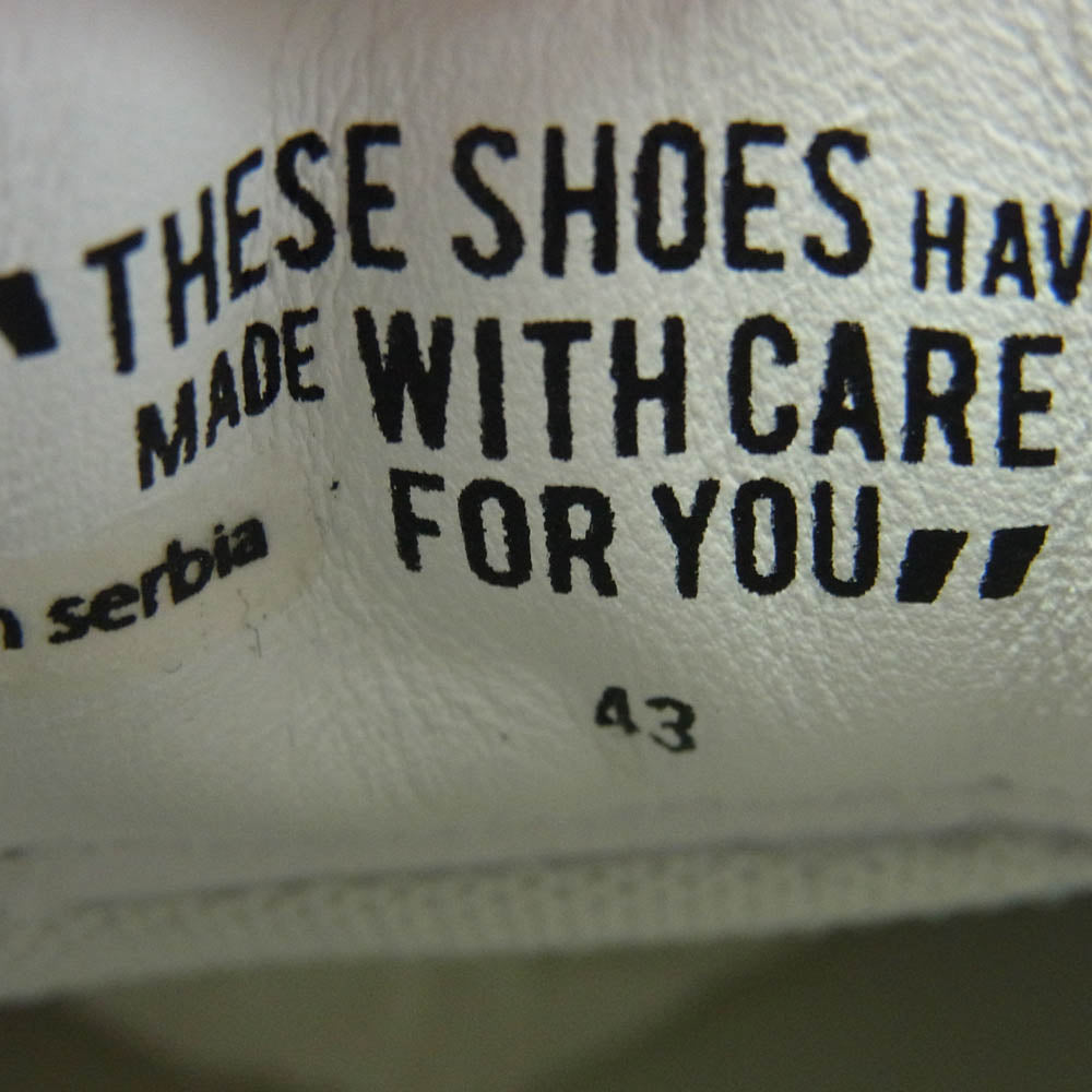 VOILE BLANCHE ボイルブランシェ THESE SHOES ローカット シューズ スニーカー ホワイト系 43【極上美品】【中古】