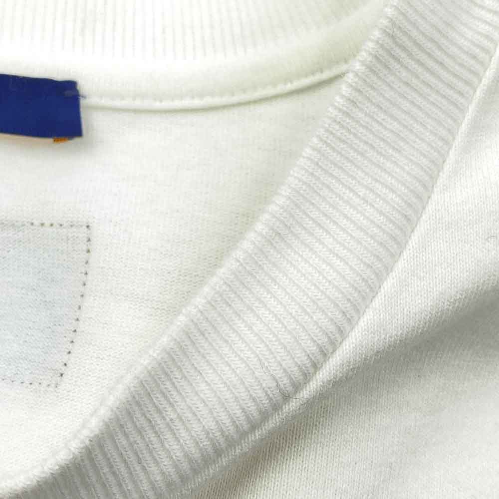 LOUIS VUITTON ルイ・ヴィトン 22SS RM221 NPL HMY98W DO A KICKFLIP ロゴプリント 半袖 Tシャツ ホワイト系 L【中古】