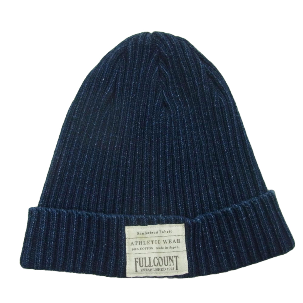 FULLCOUNT フルカウント 6817 Indigo Rib Watch Cap インディゴ リブ ワッチキャップ ニットキャップ 帽子 インディゴブルー系 FREE【中古】