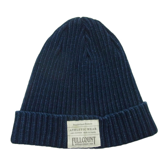 FULLCOUNT フルカウント 6817 Indigo Rib Watch Cap インディゴ リブ ワッチキャップ ニットキャップ 帽子 インディゴブルー系 FREE【中古】