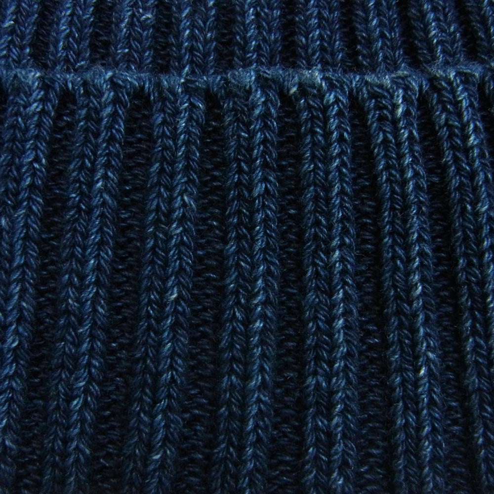 FULLCOUNT フルカウント 6817 Indigo Rib Watch Cap インディゴ リブ ワッチキャップ ニットキャップ 帽子 インディゴブルー系 FREE【中古】