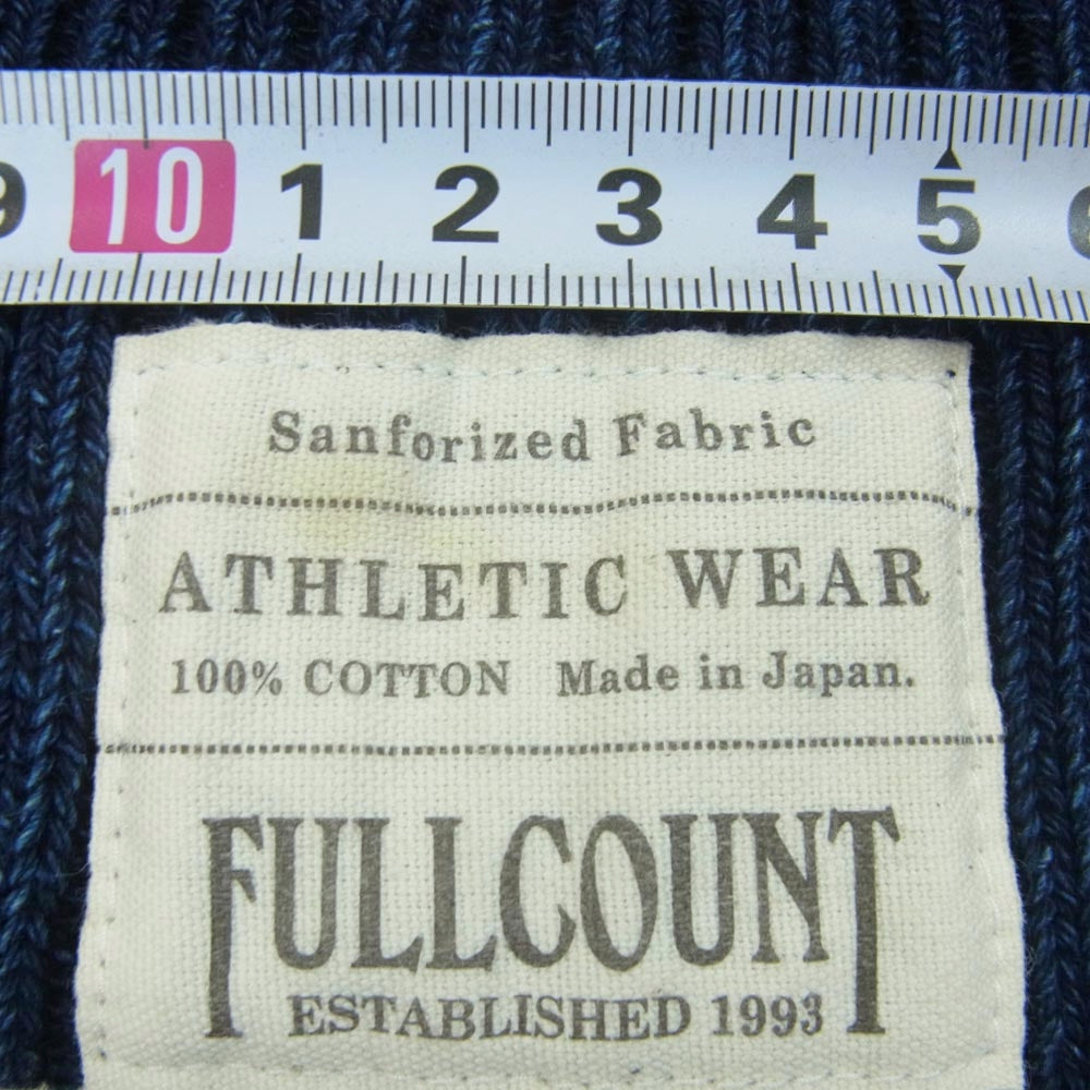 FULLCOUNT フルカウント 6817 Indigo Rib Watch Cap インディゴ リブ ワッチキャップ ニットキャップ 帽子 インディゴブルー系 FREE【中古】