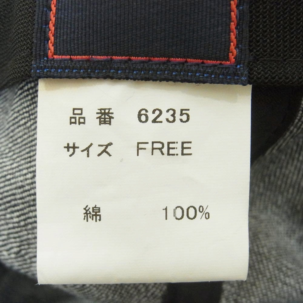 FULLCOUNT フルカウント 6235 DENIM HUNTING デニム ハンチング 帽子 コットン 日本製 インディゴブルー系 FREE【中古】