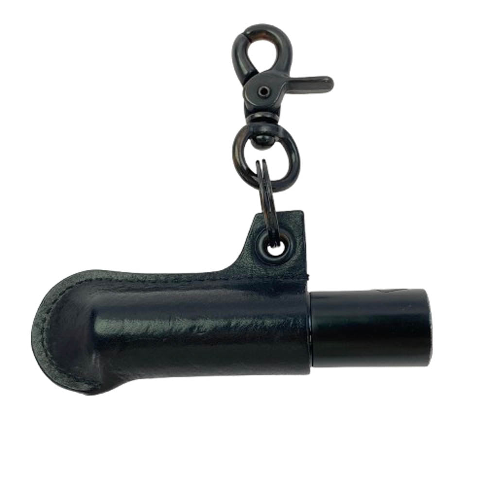 ISAMUKATAYAMA BACKLASH イサムカタヤマバックラッシュ ITALY SHOULDER ATOMIZER HOLDER レザーケース付き アトマイザー 消毒スプレー ブラック系【中古】