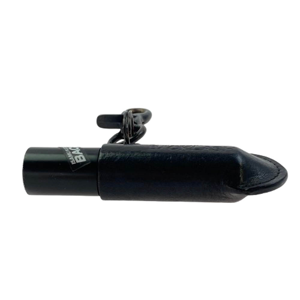 ISAMUKATAYAMA BACKLASH イサムカタヤマバックラッシュ ITALY SHOULDER ATOMIZER HOLDER レザーケース付き アトマイザー 消毒スプレー ブラック系【中古】