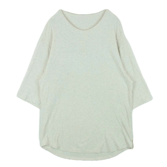 ISAMUKATAYAMA BACKLASH イサムカタヤマバックラッシュ 1899-02 コットン ランダム パイル オーバー カットソー Tシャツ オフホワイト系 F【中古】