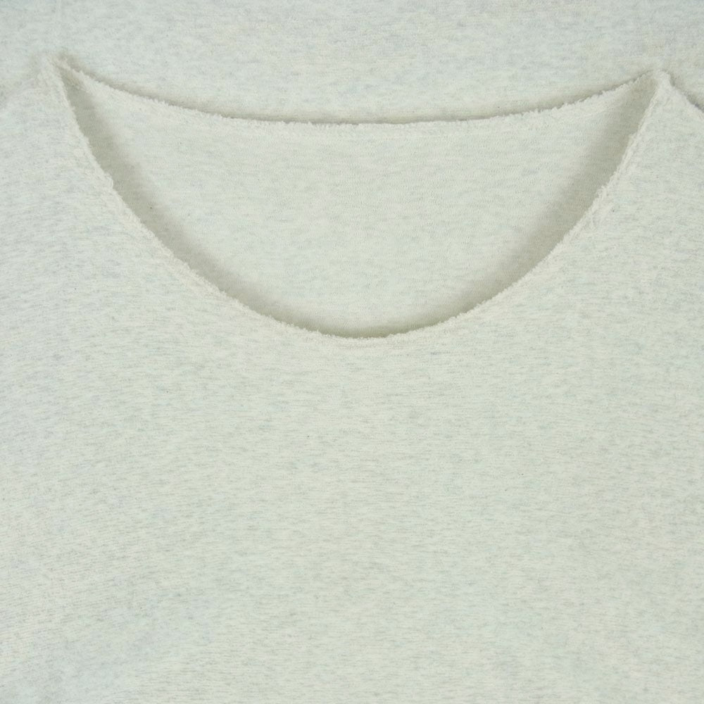 ISAMUKATAYAMA BACKLASH イサムカタヤマバックラッシュ 1899-02 コットン ランダム パイル オーバー カットソー Tシャツ オフホワイト系 F【中古】