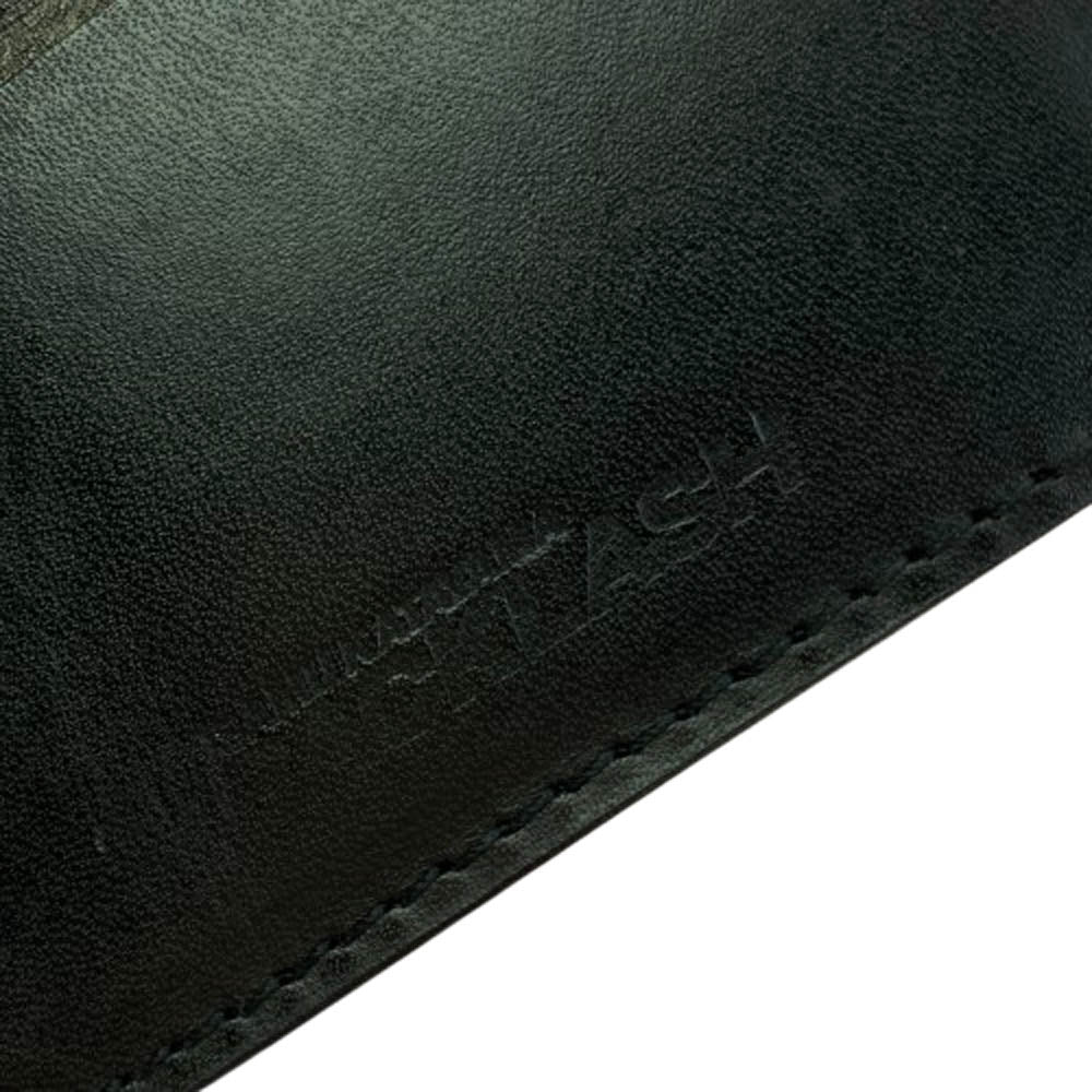 ISAMUKATAYAMA BACKLASH イサムカタヤマバックラッシュ 二つ折り カードケース 名刺入れ ブラック系【中古】