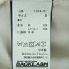 ISAMUKATAYAMA BACKLASH イサムカタヤマバックラッシュ 1854-01 コットン レーヨン 天竺チンツ プルオーバー パーカー ホワイト系 M【中古】