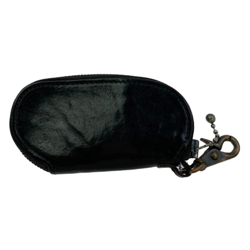 ISAMUKATAYAMA BACKLASH イサムカタヤマバックラッシュ ラウンドジップ 4連 キーケース ブラック系【中古】