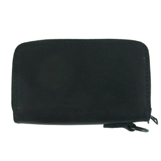 ISAMUKATAYAMA BACKLASH イサムカタヤマバックラッシュ 811-10 2WAY イタリアン ダブルショルダー シワ加工 プルアップ キーケース コインケース ブラック系 FREE【中古】