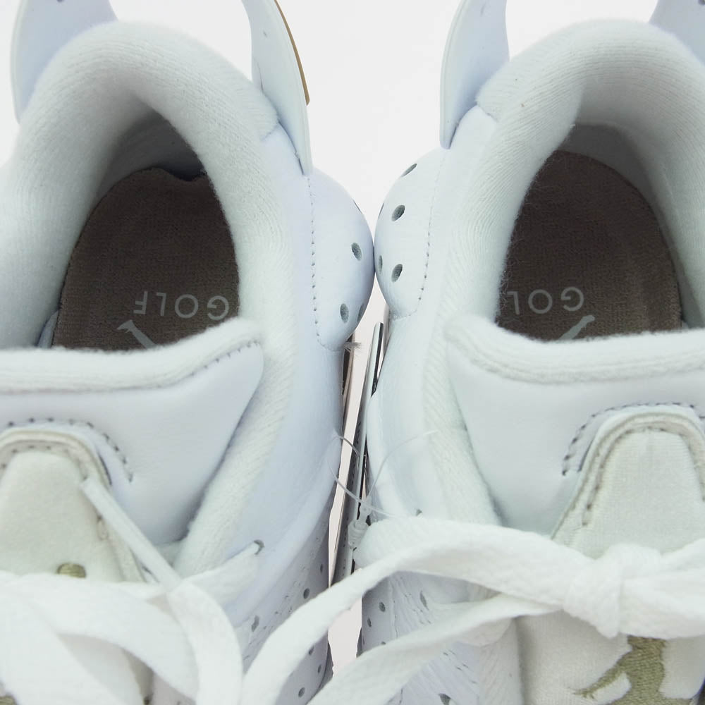 NIKE ナイキ DV1376-100 Air Jordan 6 Low Golf エアジョーダン6 ロー ゴルフ スニーカー ホワイト系 26cm【新古品】【未使用】【中古】