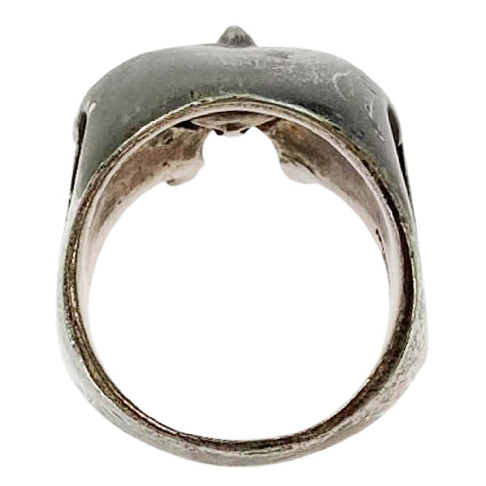 NUMBER(N)INE ナンバーナイン × JAM HOME MADE ジャムホームメイド スカルリング シルバー系 19号【中古】