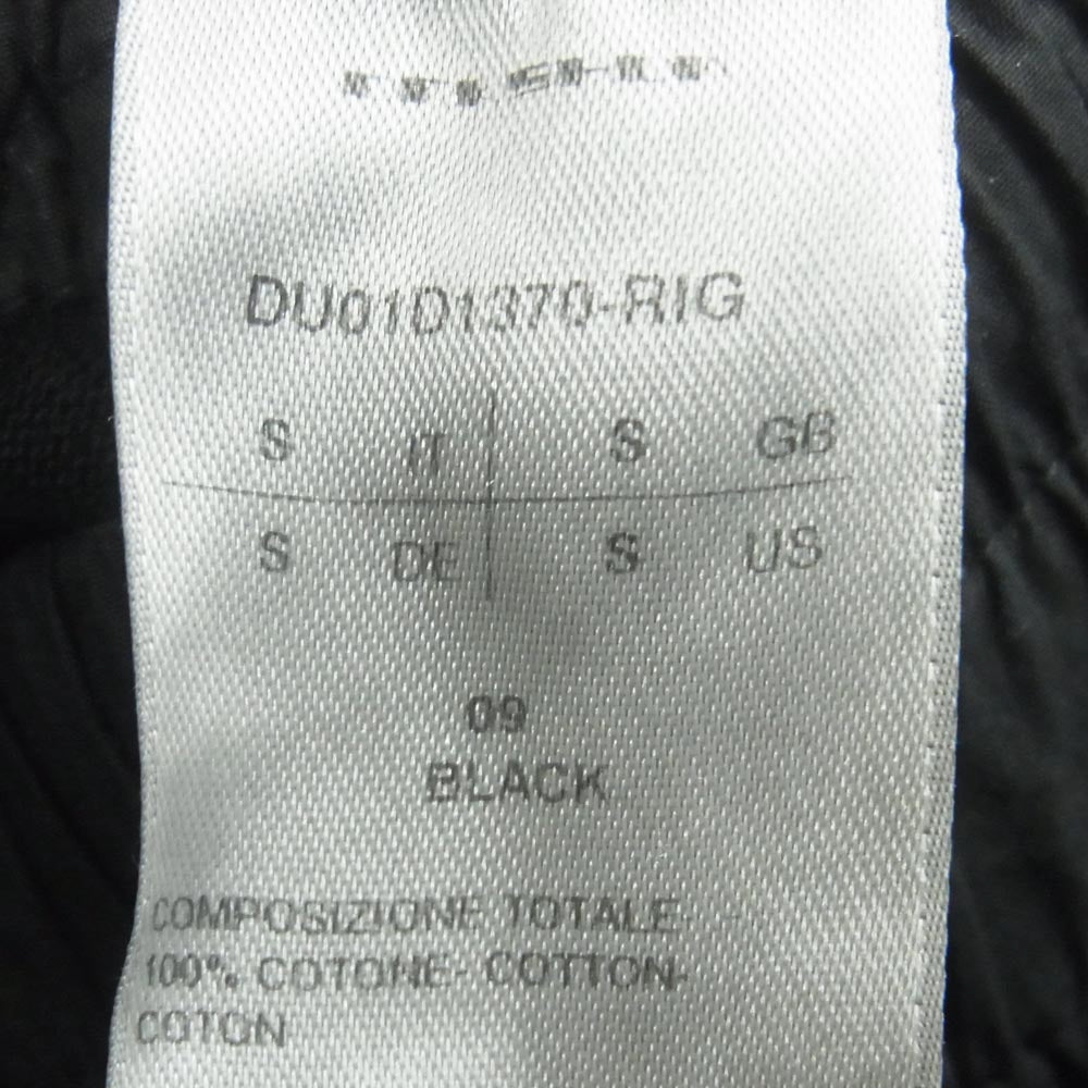 DRKSHDW ダークシャドウ DU01D1370-RIG RICK OWENS リックオウエンス CLASSIC CARGO DRAWSTRING ドローストリング クラシック カーゴ パンツ ブラック系 S【中古】