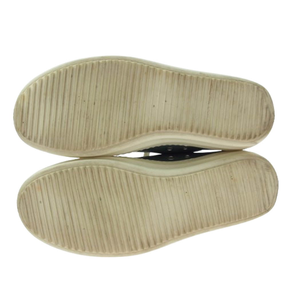 Rick Owens リックオウエンス RU01E5891-LCO LOW SNEAKS ロー スニーカーズ ラモーンズ レザー スニーカー ライトグリーン系 42【中古】