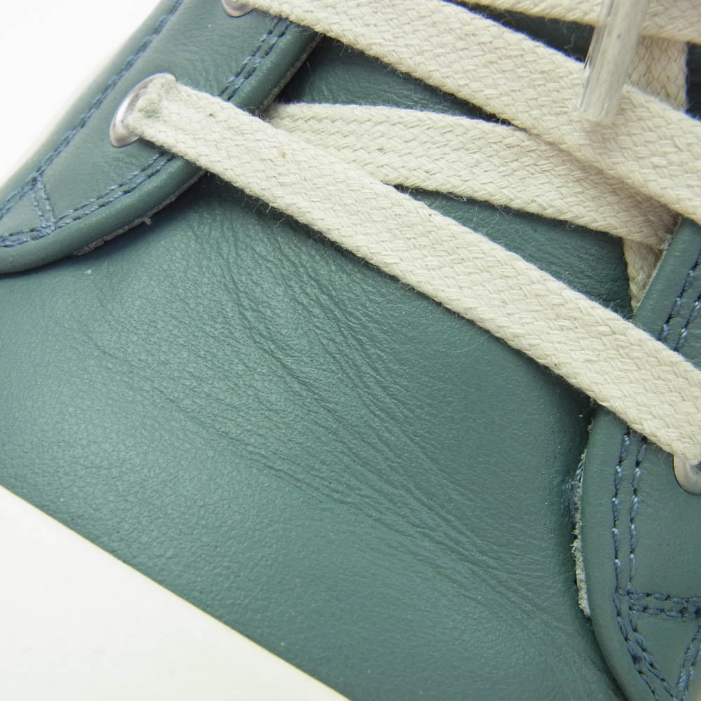 Rick Owens リックオウエンス RU01E5891-LCO LOW SNEAKS ロー スニーカーズ ラモーンズ レザー スニーカー ライトグリーン系 42【中古】