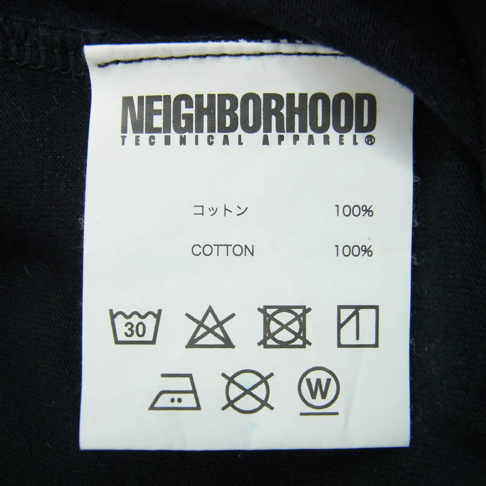 NEIGHBORHOOD ネイバーフッド 17SS × DUPPIES ダッピーズ プリント Tシャツ カットソー 半袖 ブラック系 L【中古】