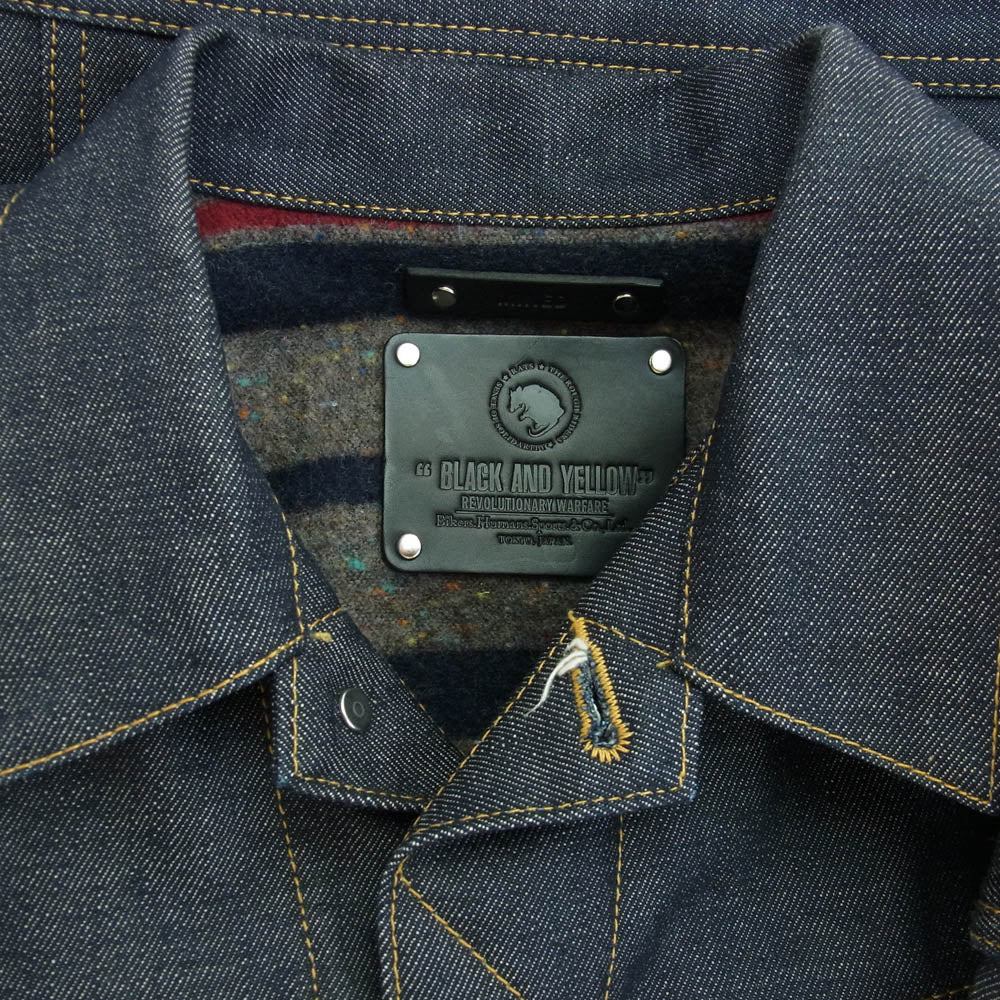 MINEDENIM マインデニム 20AW MND-RATS001-80-M2 × RATS ラッツ 20周年 BLANKET LINING DENIM JKT セルヴィッジ デニムジャケット ジャケット S【極上美品】【中古】