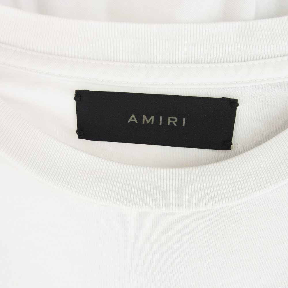 AMIRI アミリ ロゴ プリント 半袖 Tシャツ カットソー ホワイト
