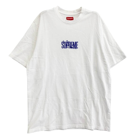Supreme シュプリーム 21SS Splatter S/S Top スプラッター 半袖 Tシャツ ホワイト系 L【中古】