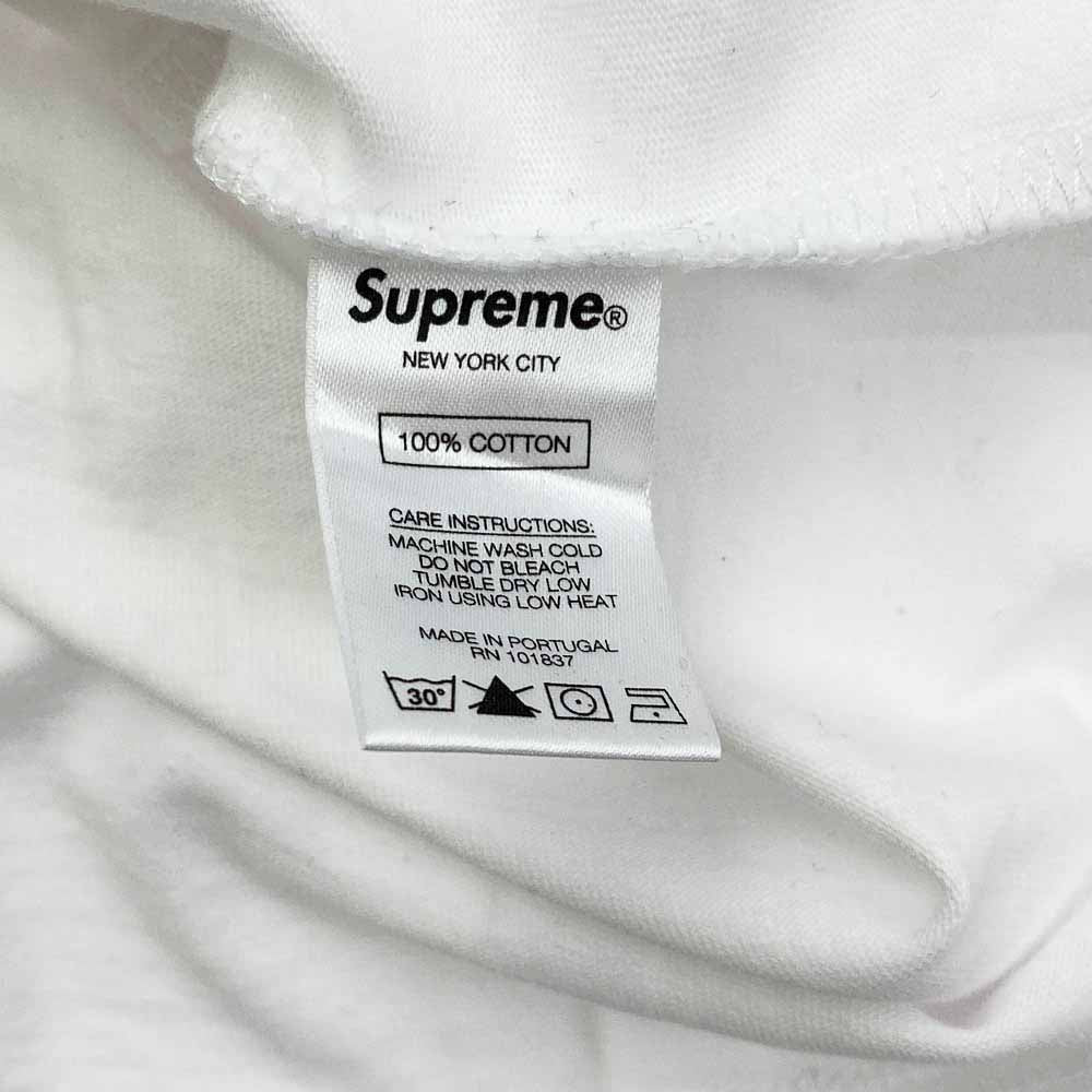 Supreme シュプリーム 21SS Splatter S/S Top スプラッター 半袖 Tシャツ ホワイト系 L【中古】