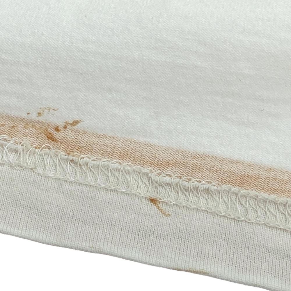 Supreme シュプリーム 21AW Printed Stripe S/S Top プリント ストライプ 半袖 Tシャツ オレンジ系 ホワイト系 L【中古】